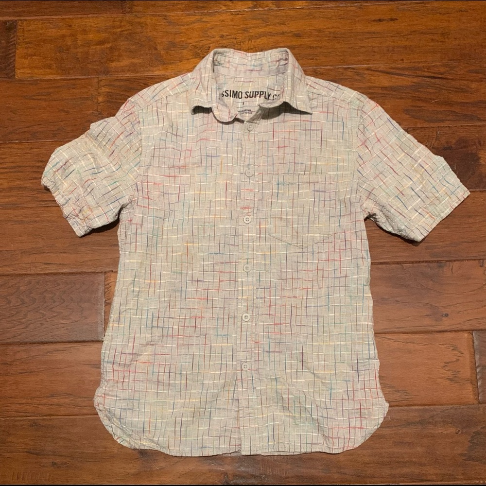 Mossimo supply Company Men's SS button down | Size S